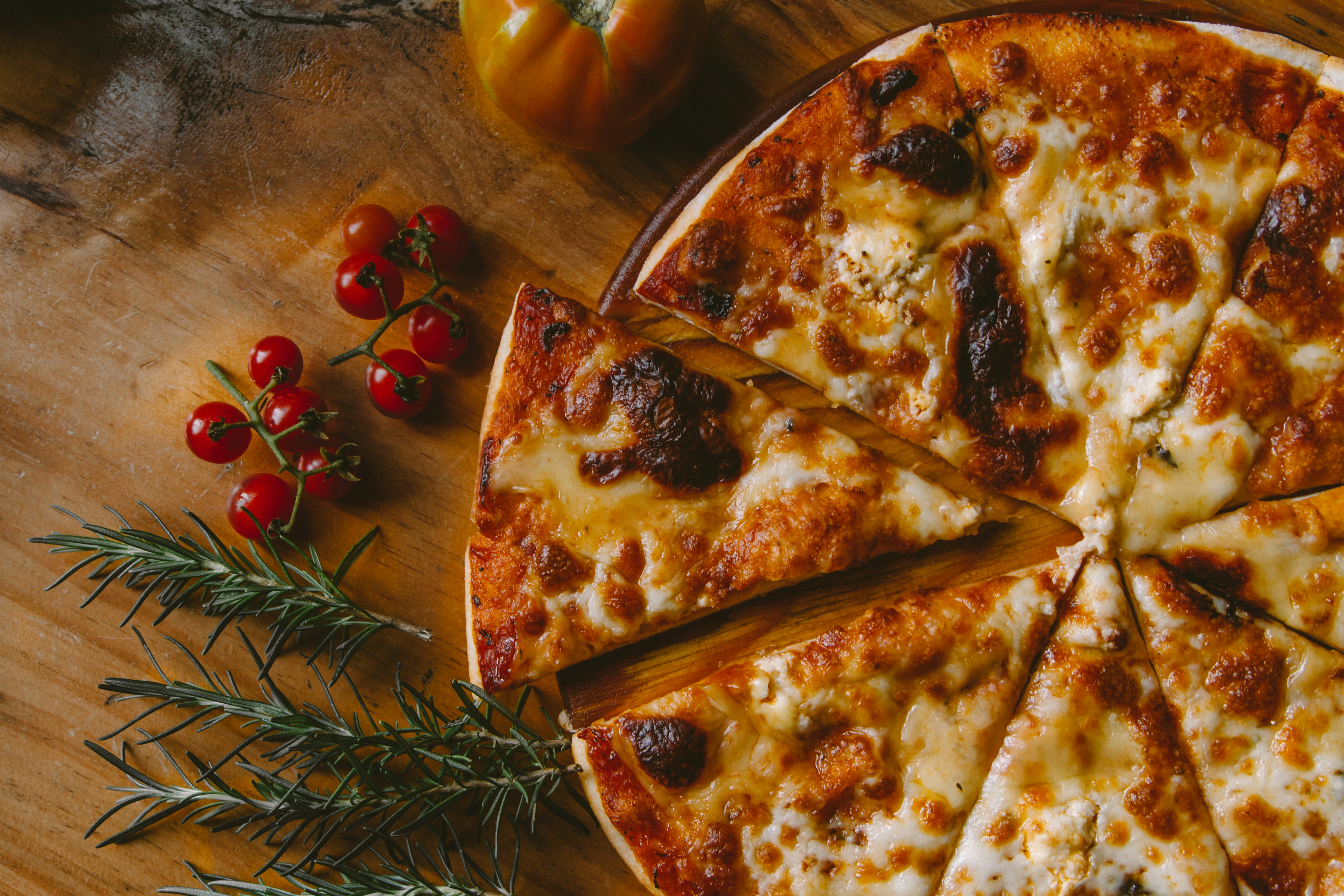 Bild von einer Pizza
